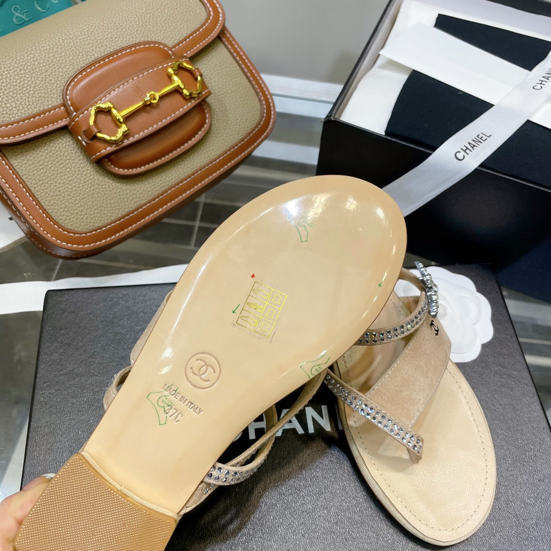 Chanel Sandals Cream