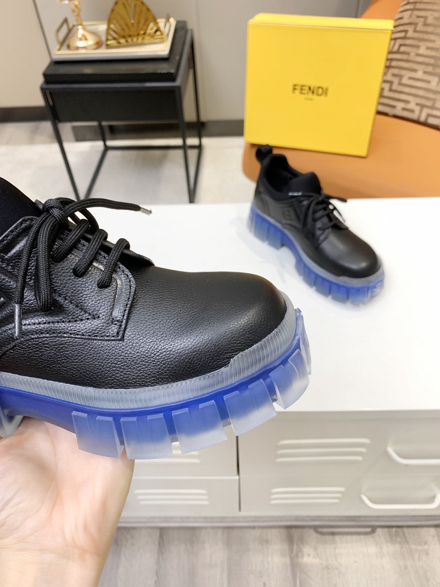 Fendi Force Black Low Top