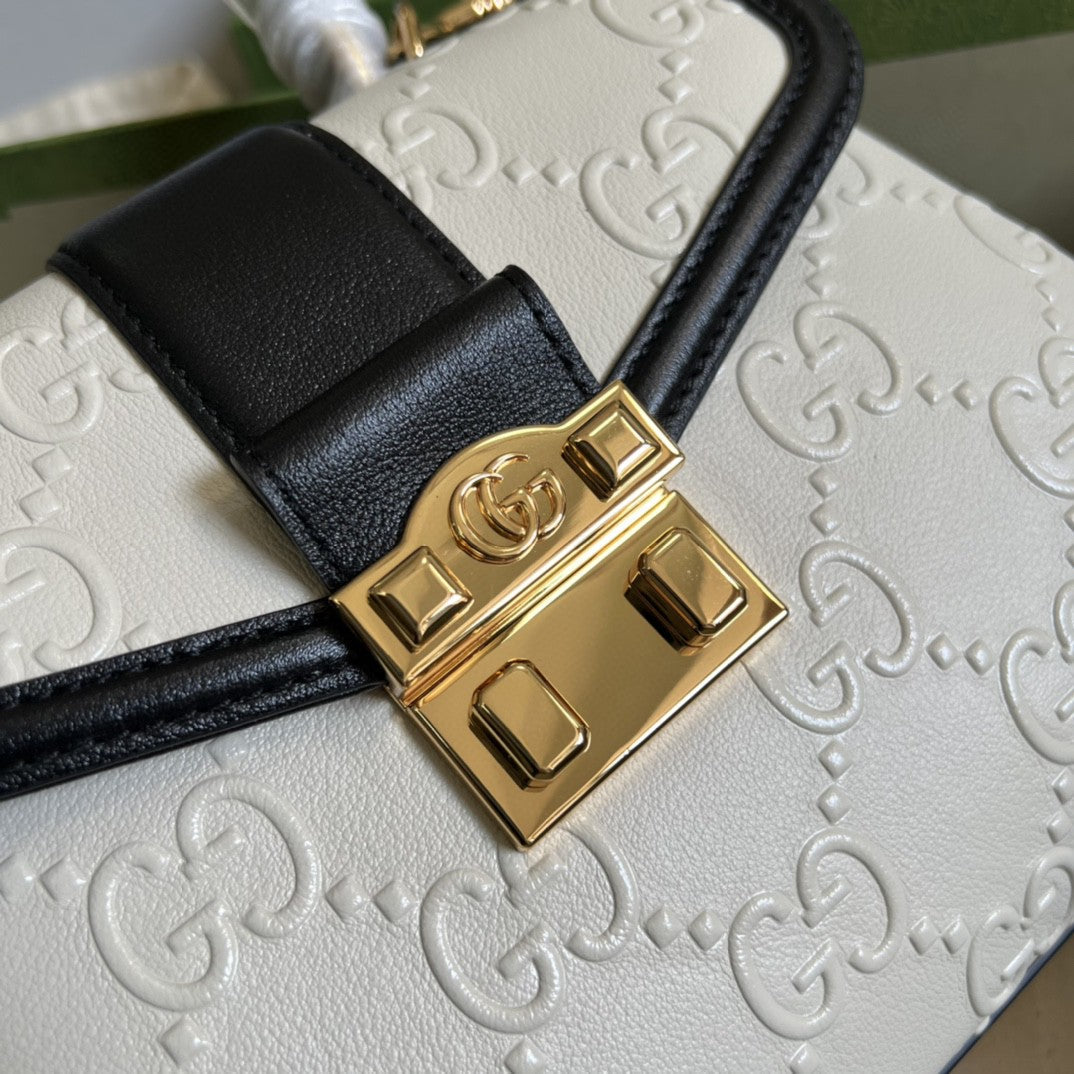 Gucci Small Top Handle Bag 29cm White