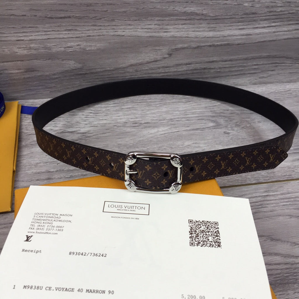 Louis Vuitton LV Malletier Belt Black