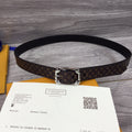 Louis Vuitton LV Malletier Belt Black