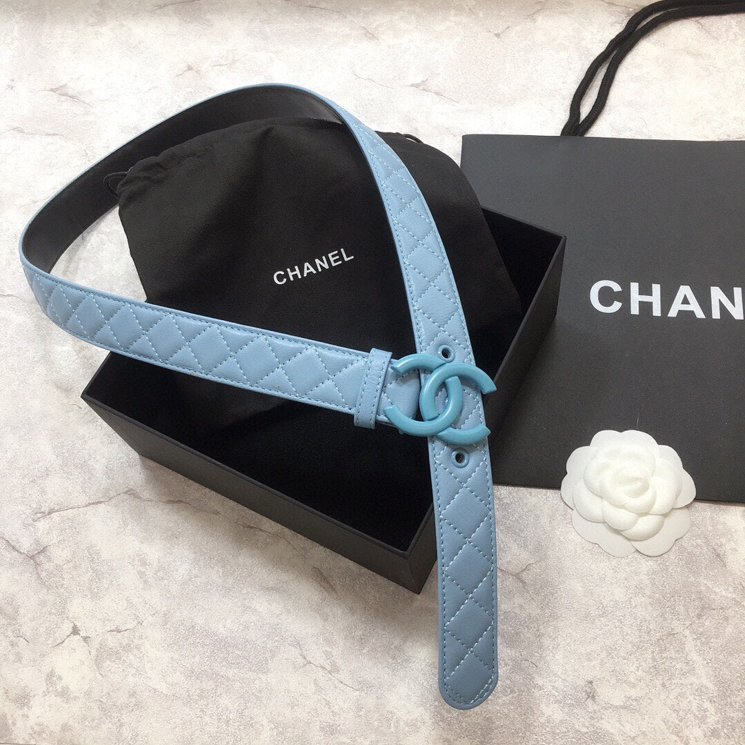 Chanel Belt With Double C Buckle