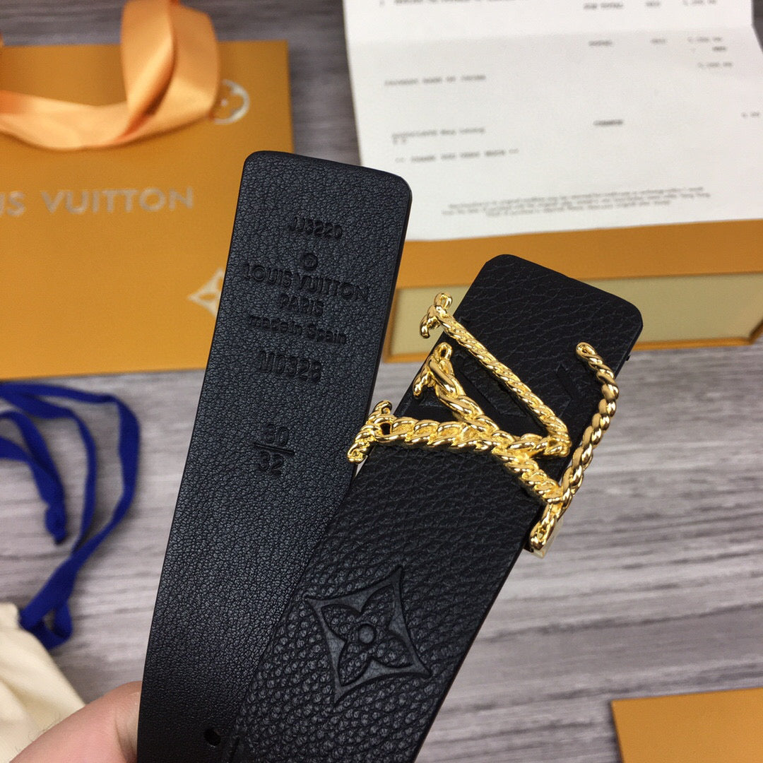Louis Vuitton Iconic Reversible Belt Black