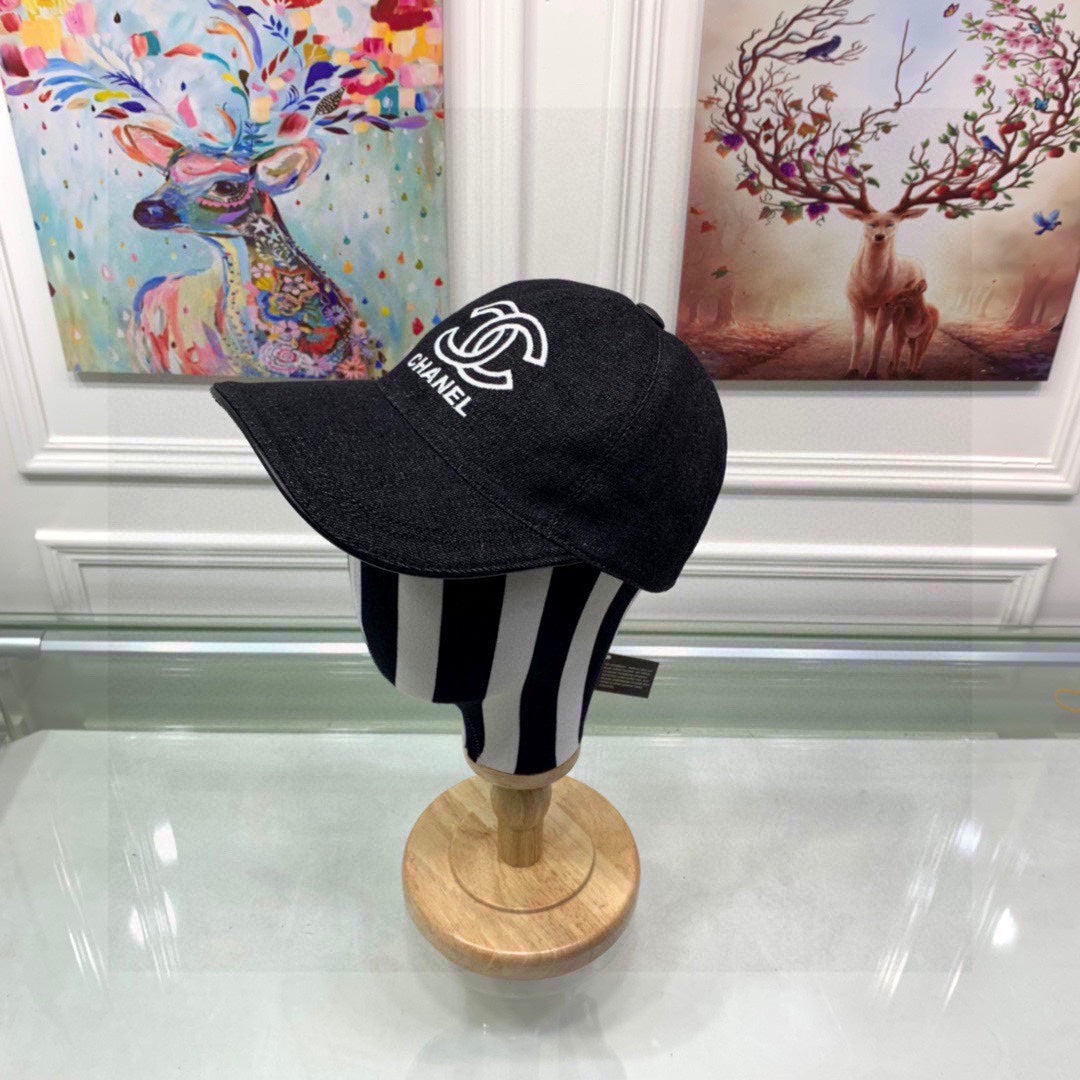 Chanel Black Cap