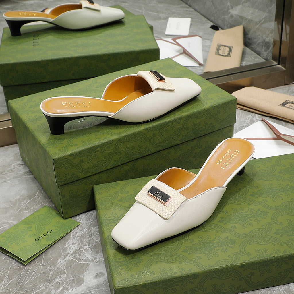 Gucci Slipper White