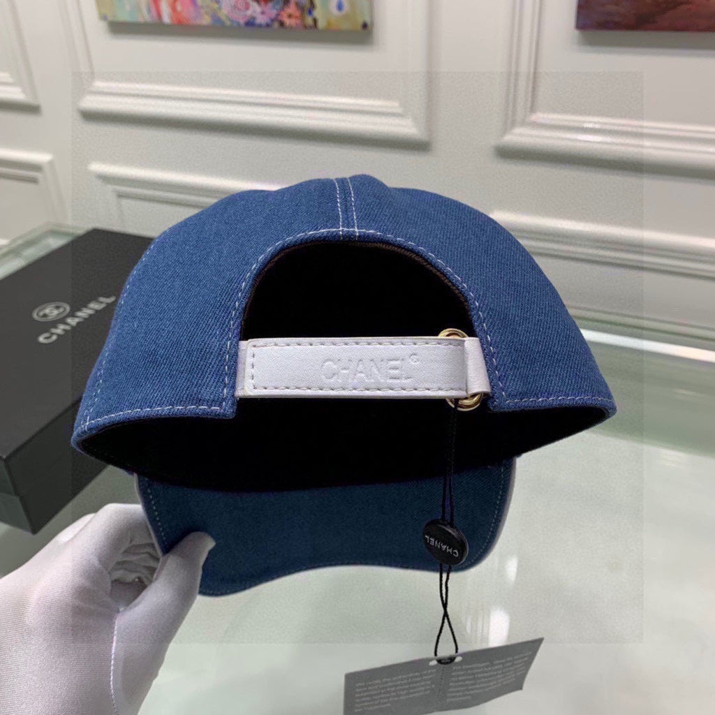 Chanel Blue Cap