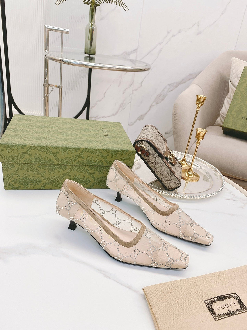 Gucci Pumps Beige