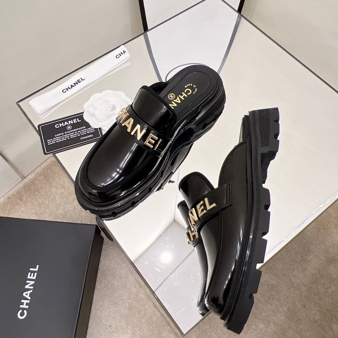 Chanel Mule Black