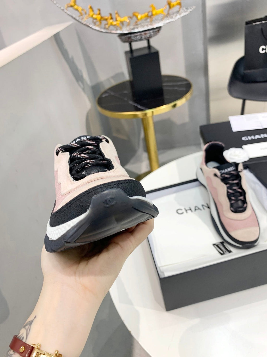 Chanel Trainers Sneakers Purple