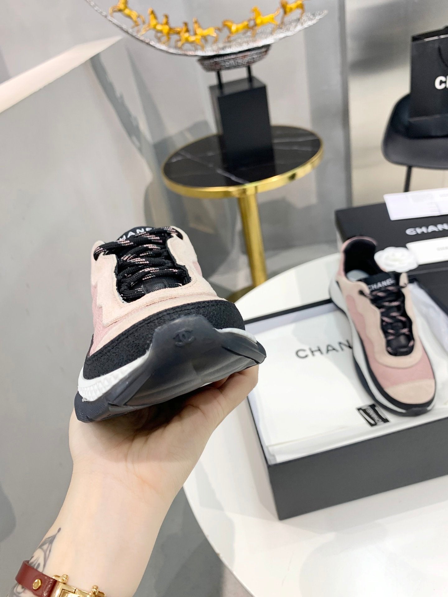 Chanel Trainers Sneakers Purple