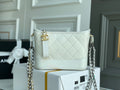 Chanel CO-CO Gabrielle Hobobag 20cm White