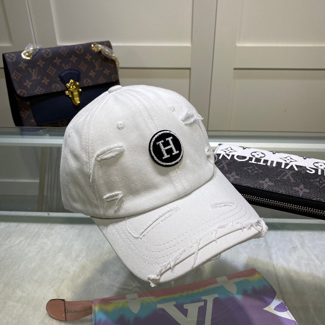 Hermes Davis H Primavera Cap White