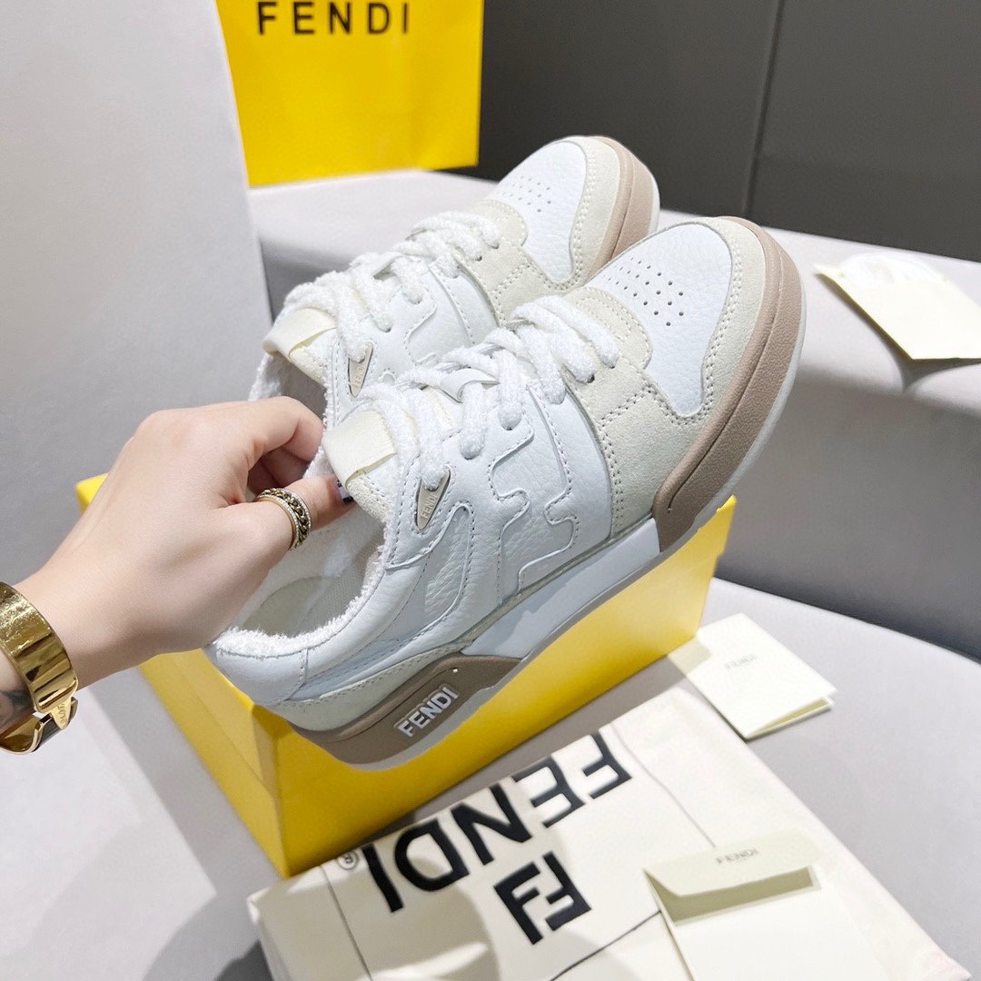 Fendi Match Sneaker Beige