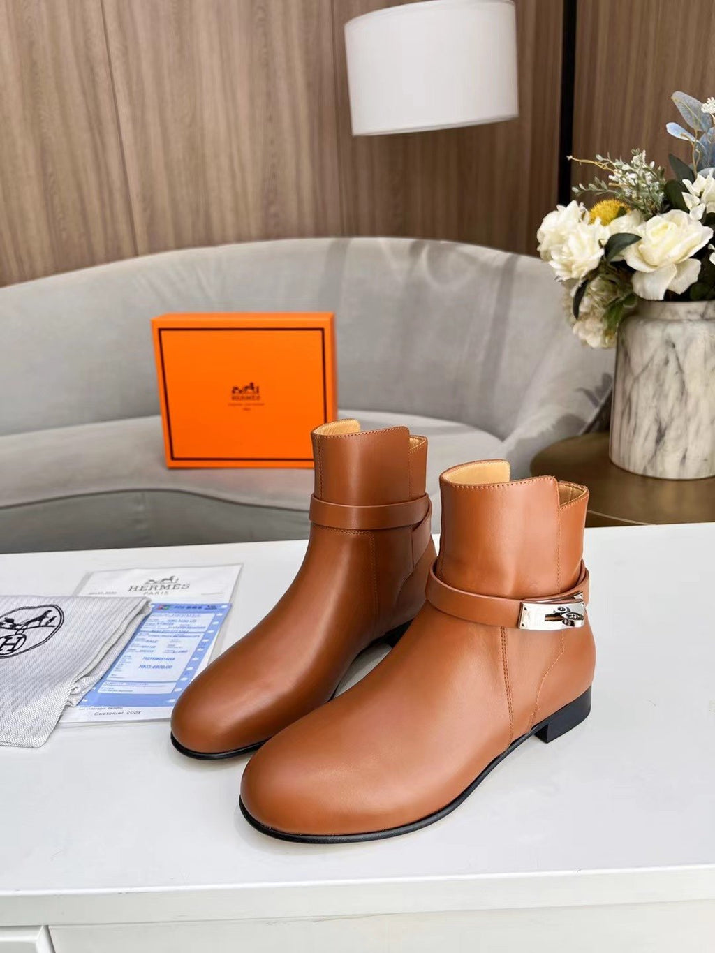 Hermes Neo Ankle Boot Brown