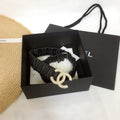 Chanel Belt With Beaded Buckle Black