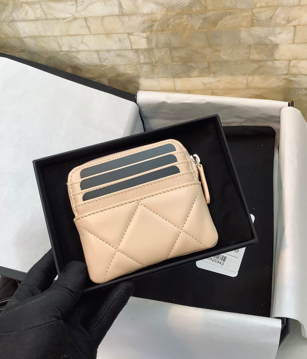 CO-CO Chanel CC Chain Logo Card Holder 12cm