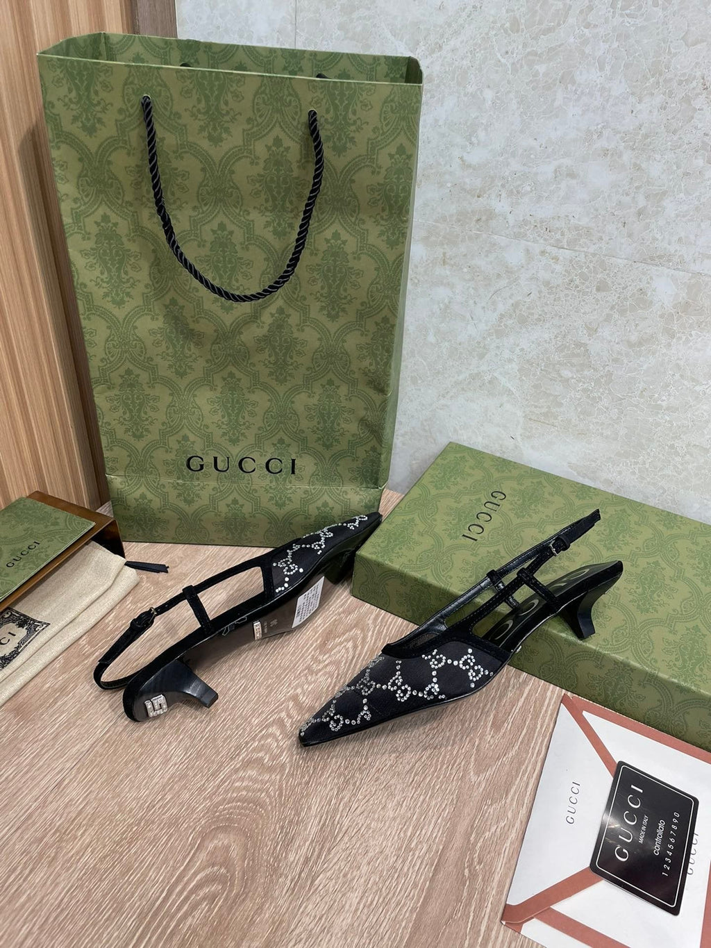 Gucci Balenciaga The Hacker Project Square Knife Pump Black