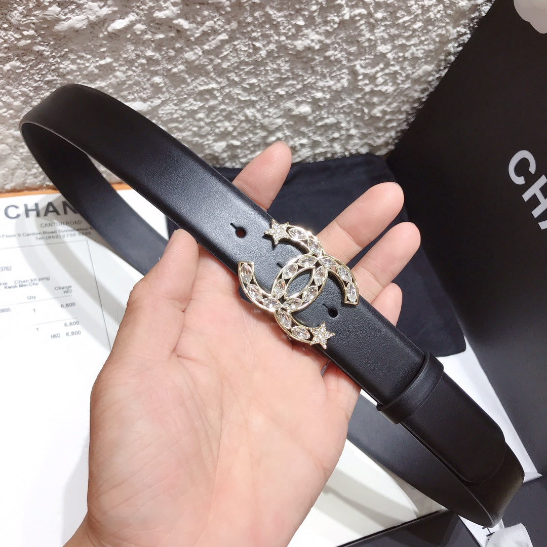 Chanel Belt With Double C Buckle