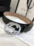 Gucci Belt With Double G Buckle Black