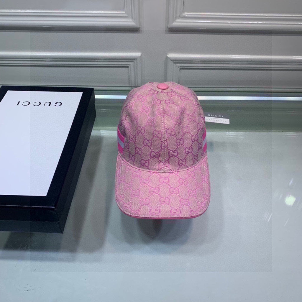 Gucci Canvas Baseball Cap with Web