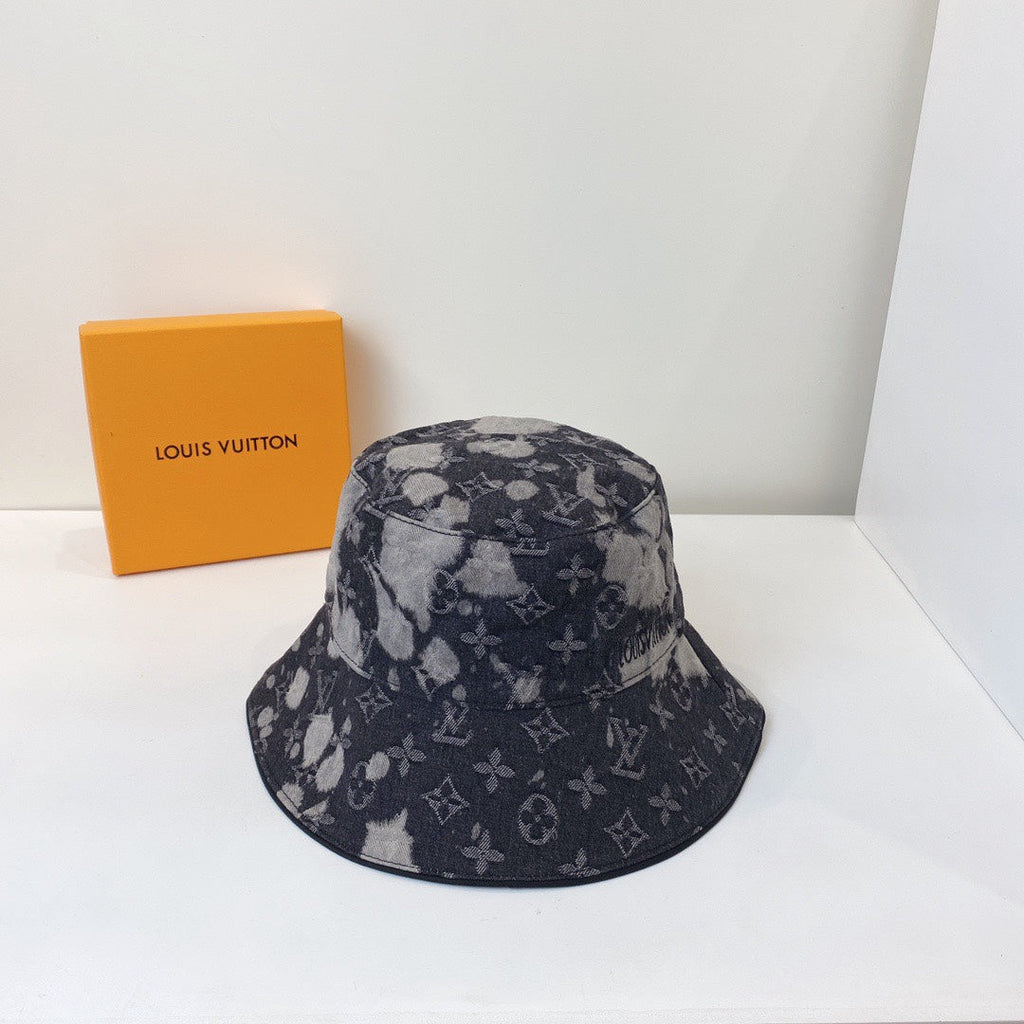Louis Vuitton Navy Monogram Bucket Hat