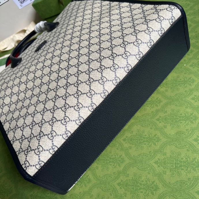Gucci Tote Bag With Interlocking G 39cm Beige