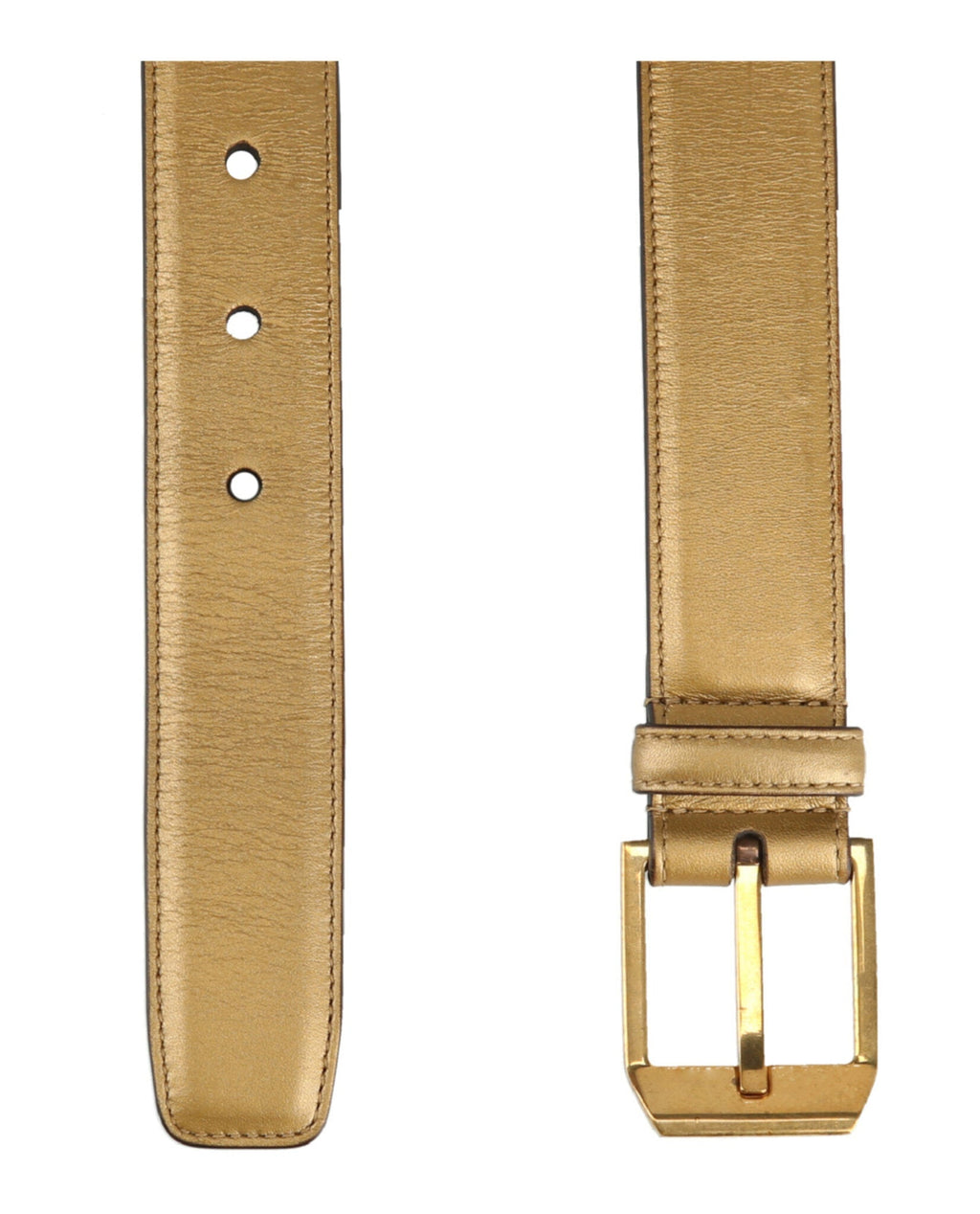 Metallic Leather Belt