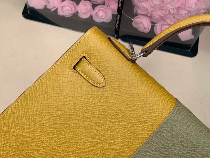 Hermes Epson Bi Color Custom 28cm Yellow/Grey
