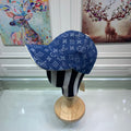 Louis Vuitton Monogram Jacquard Denim Cap Blue