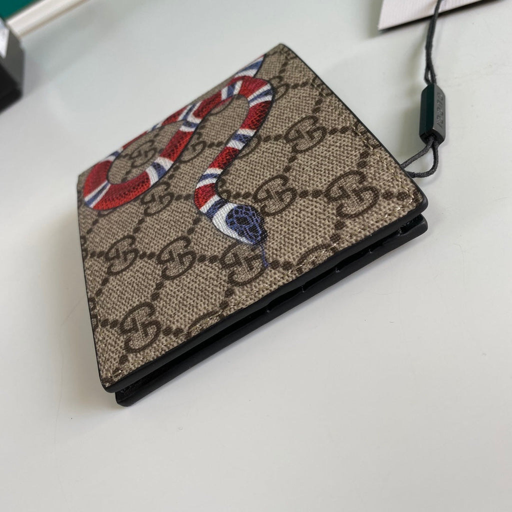 Gucci Bestiary Wallet With King Snake 11cm
