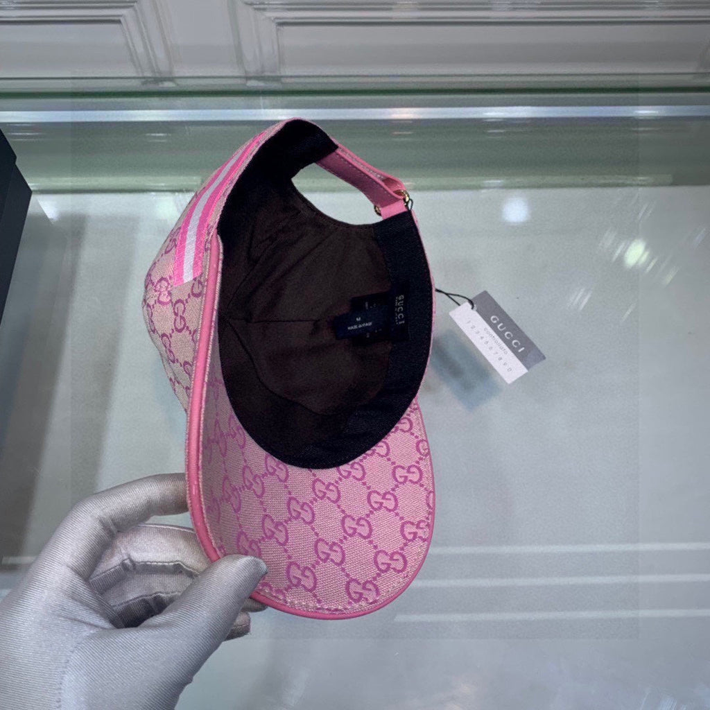 Gucci Canvas Baseball Cap with Web
