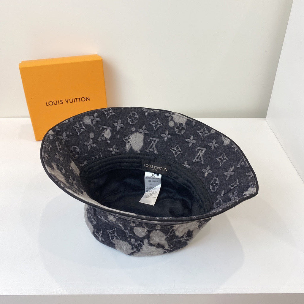 Louis Vuitton Navy Monogram Bucket Hat