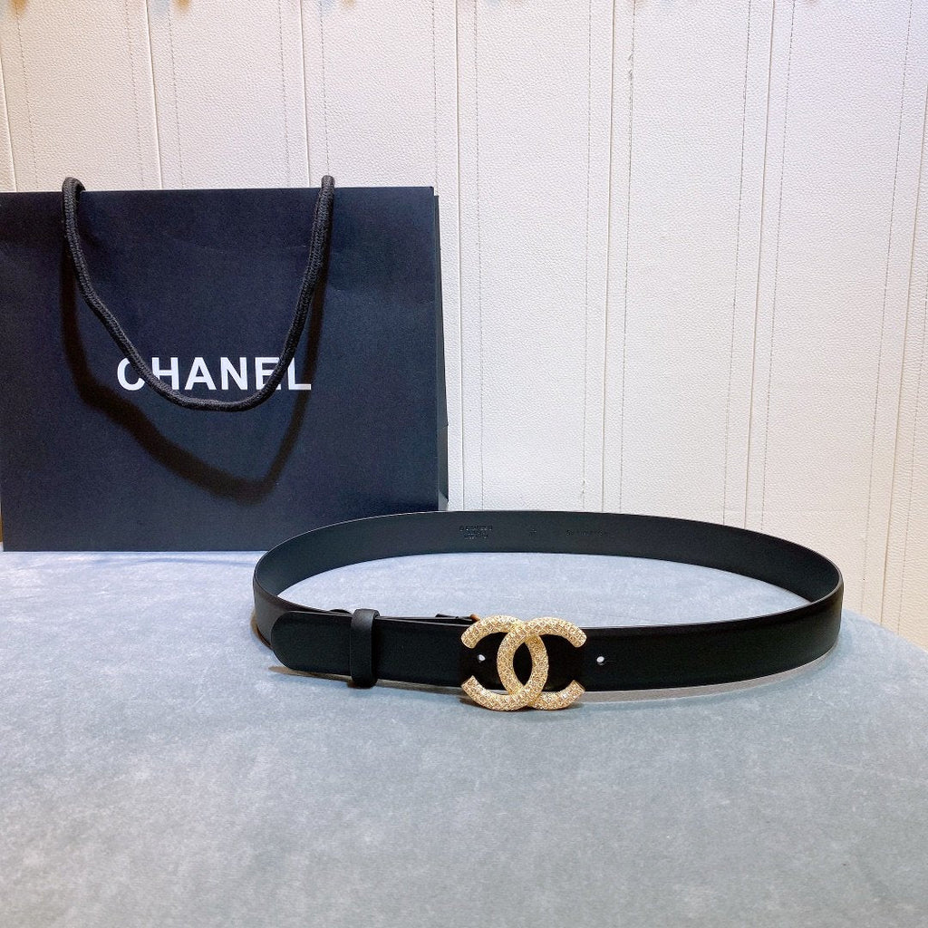 Chanel Belt With Double C Buckle