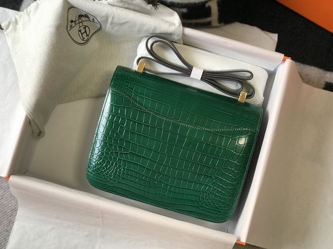 Hermes Crossbody Bag 23cm Green