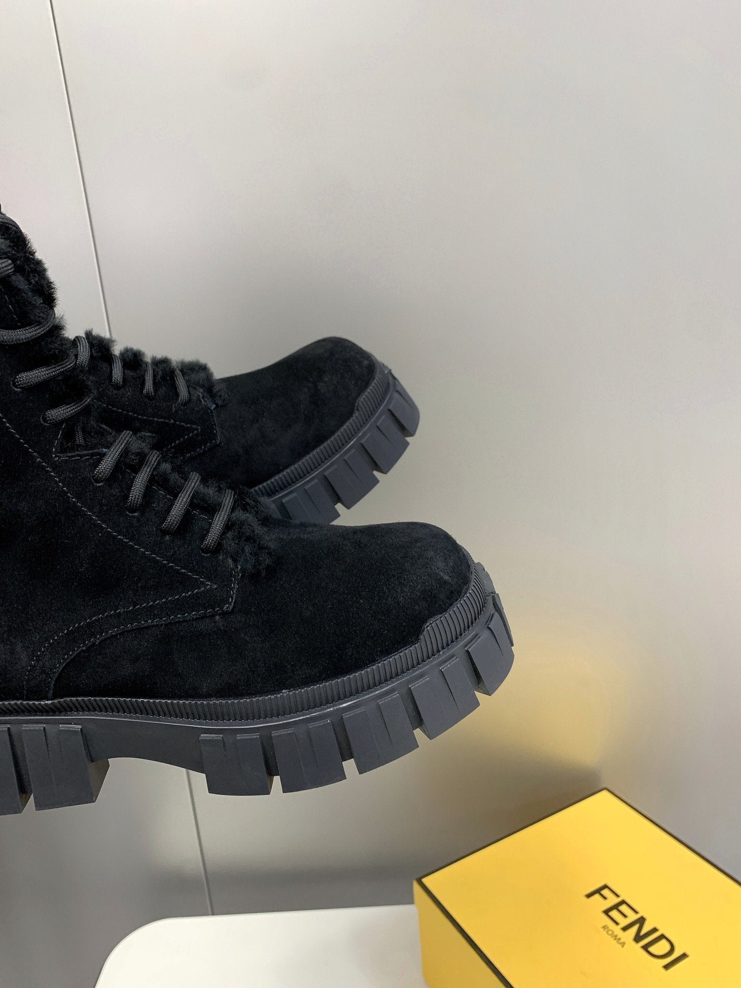 Fendi Signature Boots Black