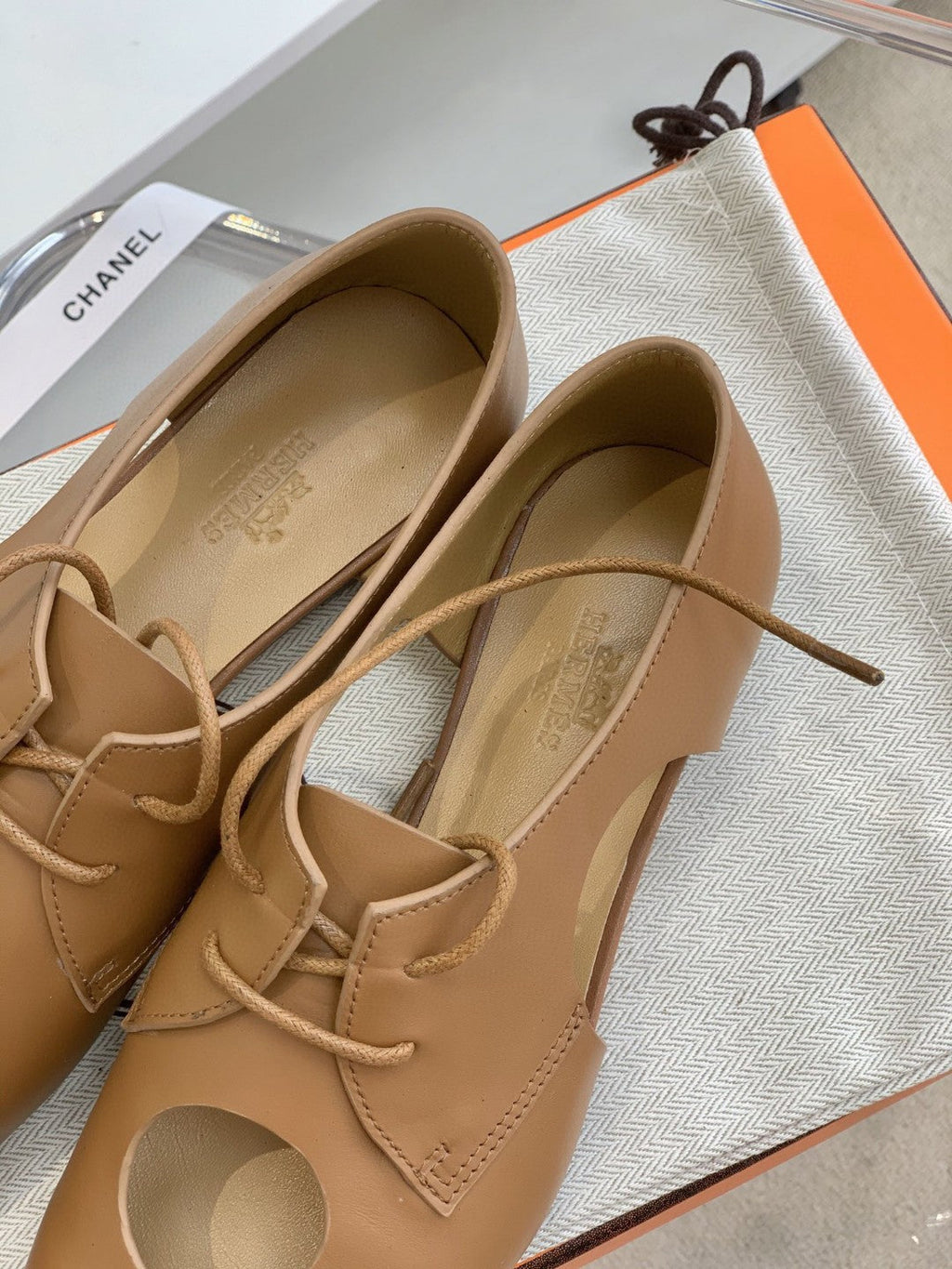Hermes Electra 90 Sandal Brown