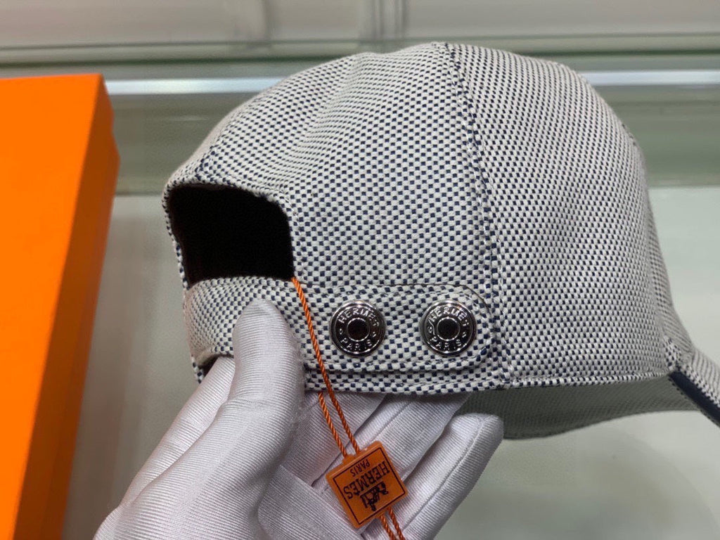 Hermes Davis H Primavera Cap Grey