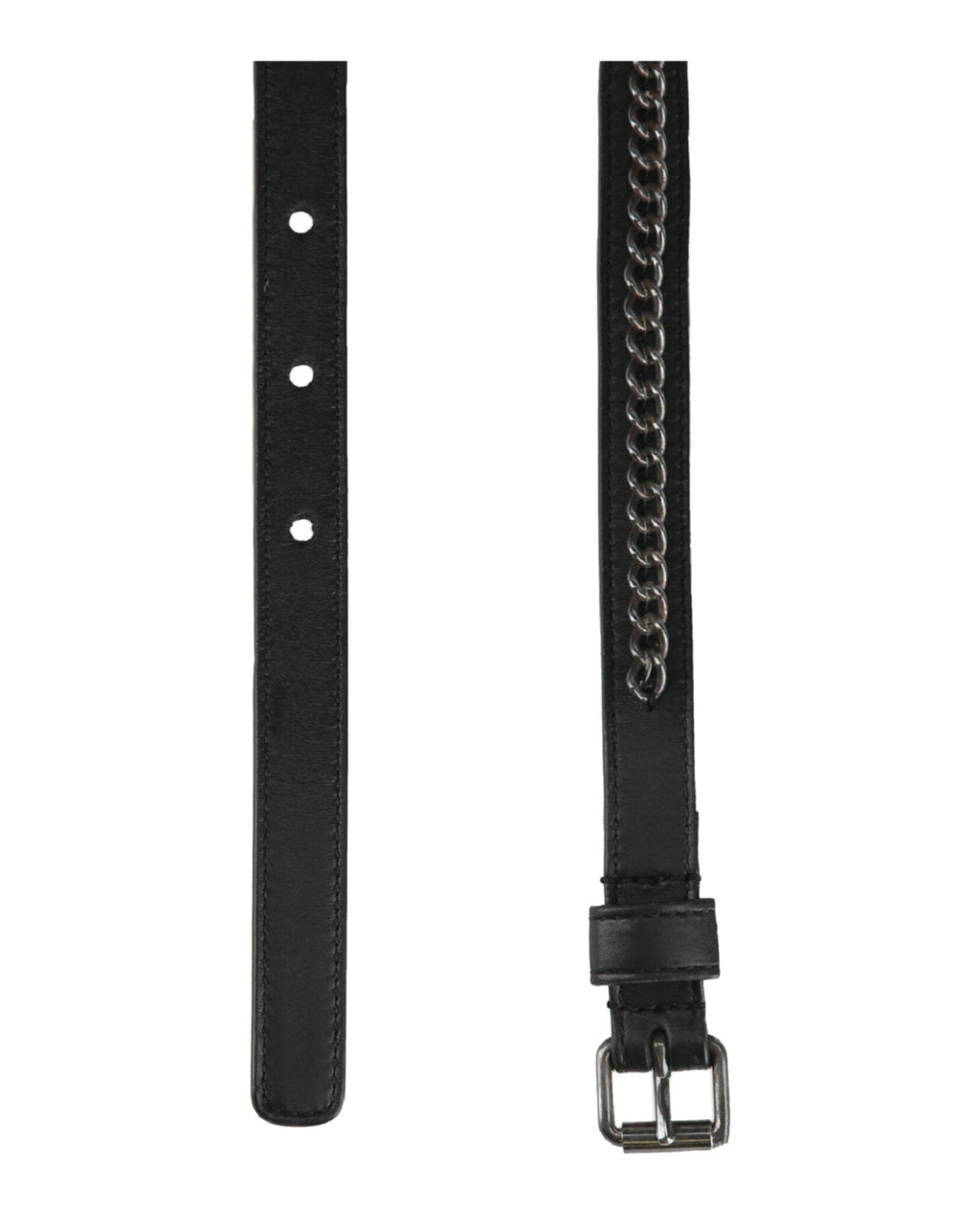 Womens Leather Chain Belt