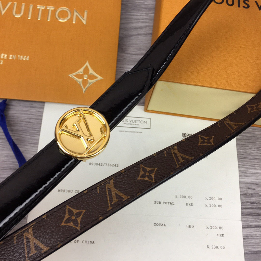 Louis Vuitton Cricle Belt Black