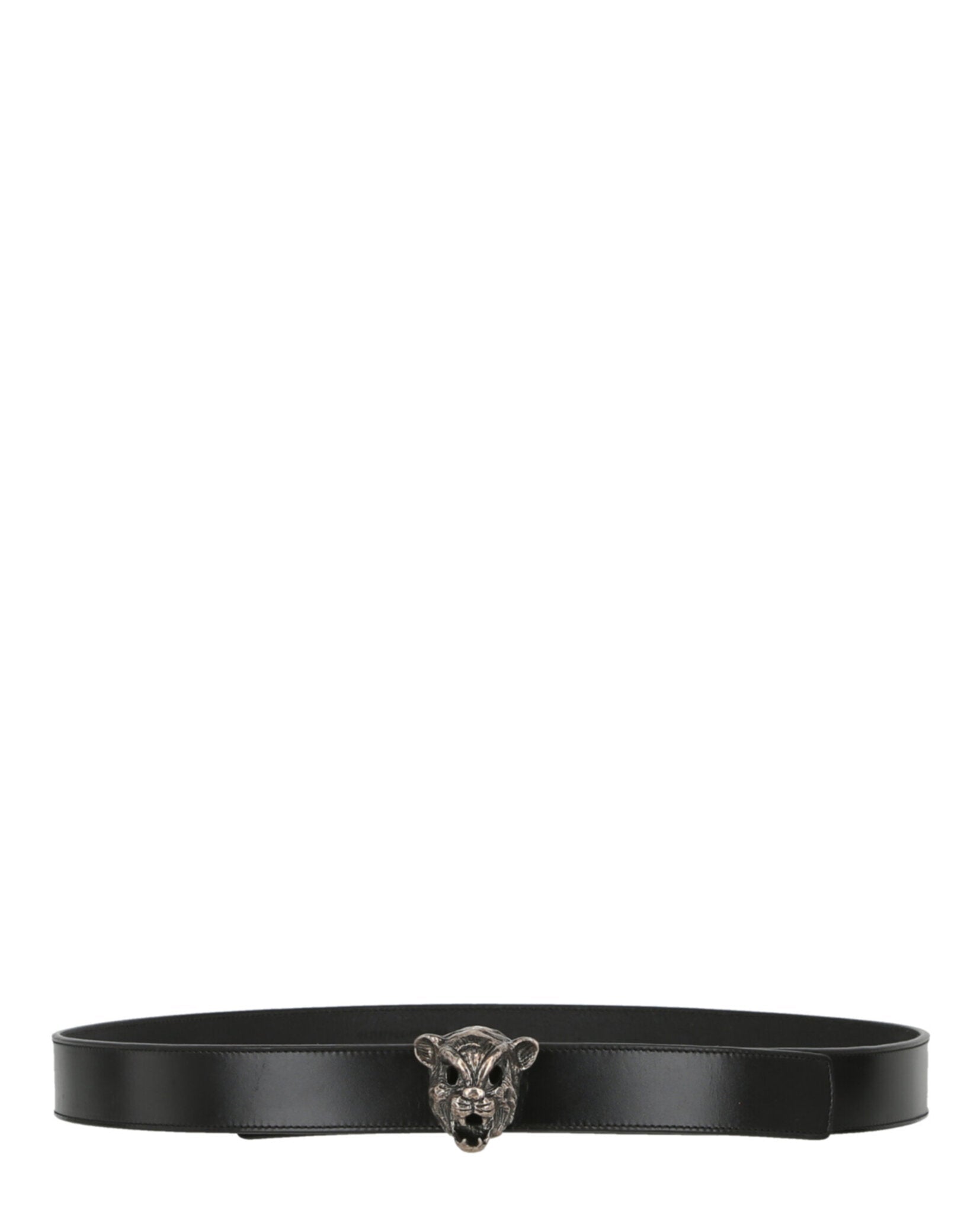 Leather Tiger Head Belt