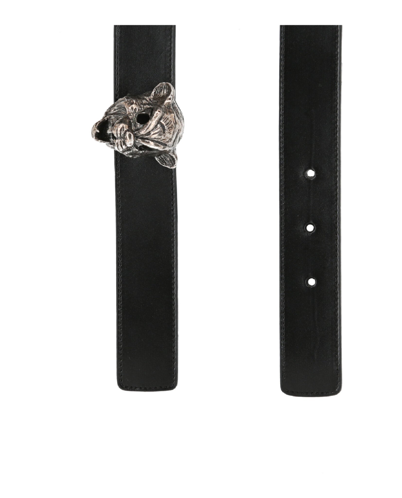 Leather Tiger Head Belt