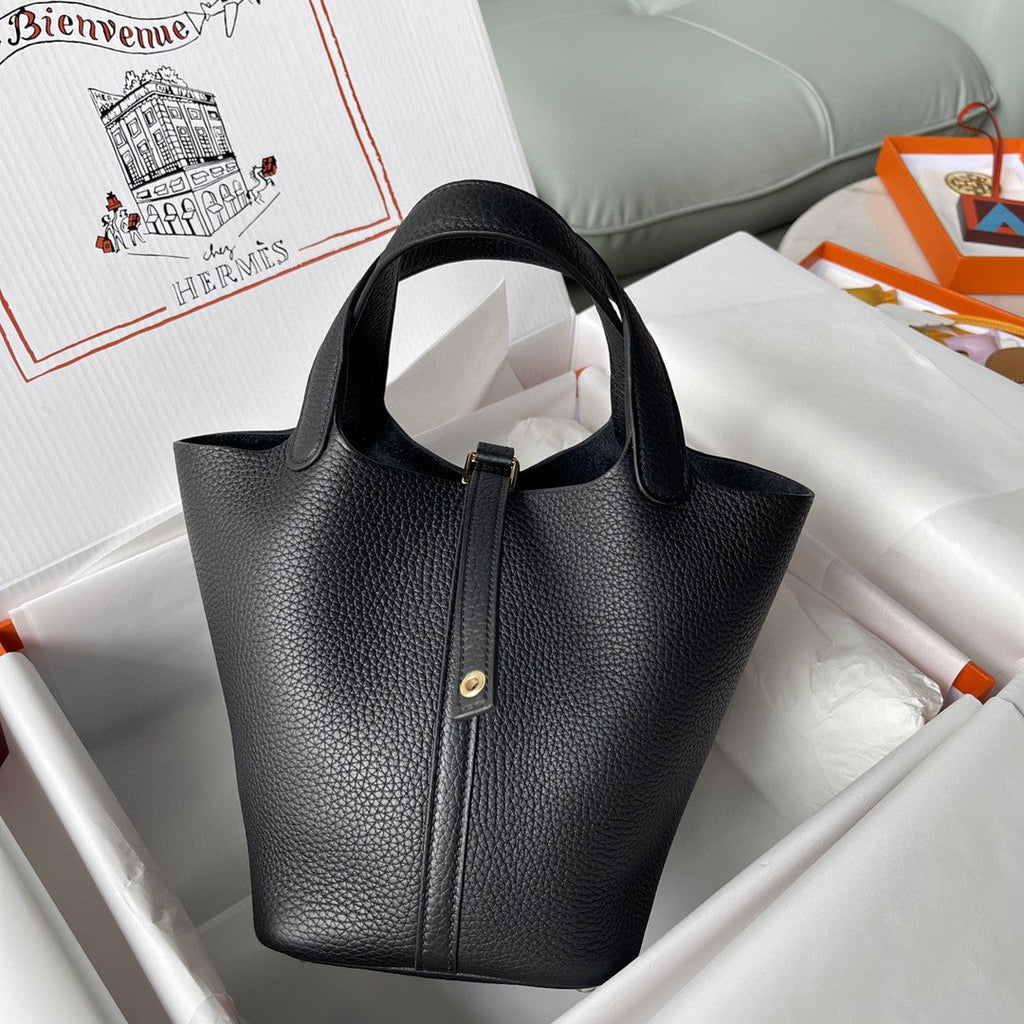 Hermes Picotin Lock 18 Bag Black
