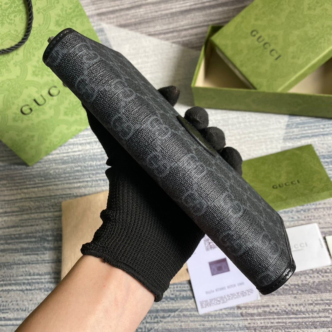 Gucci Ophidia GG Zip Around Wallet 19cm