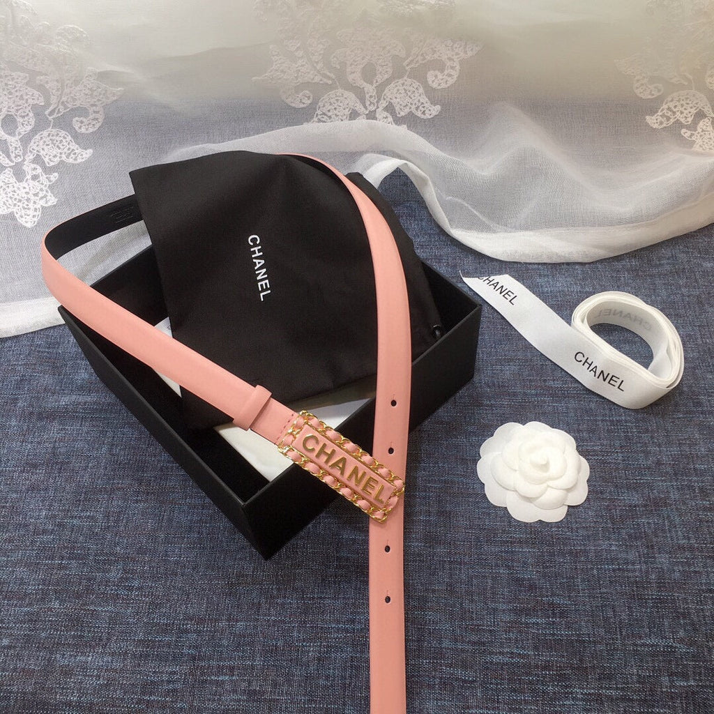 Chanel Belt With Double C Buckle