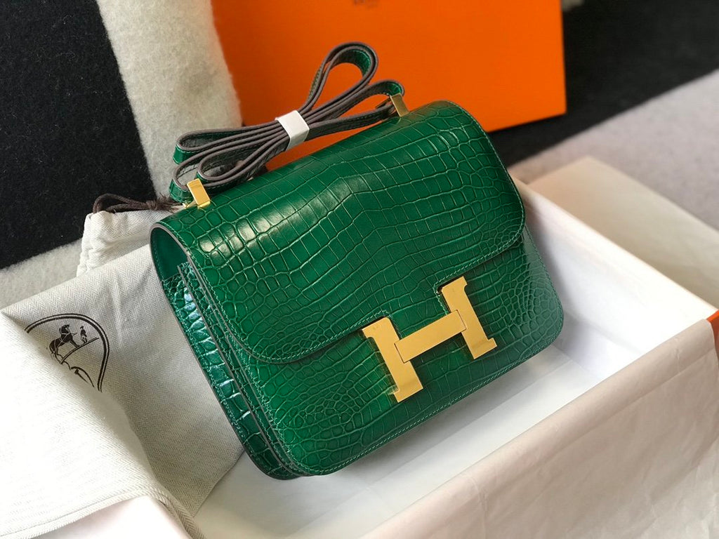 Hermes Crossbody Bag 23cm Green