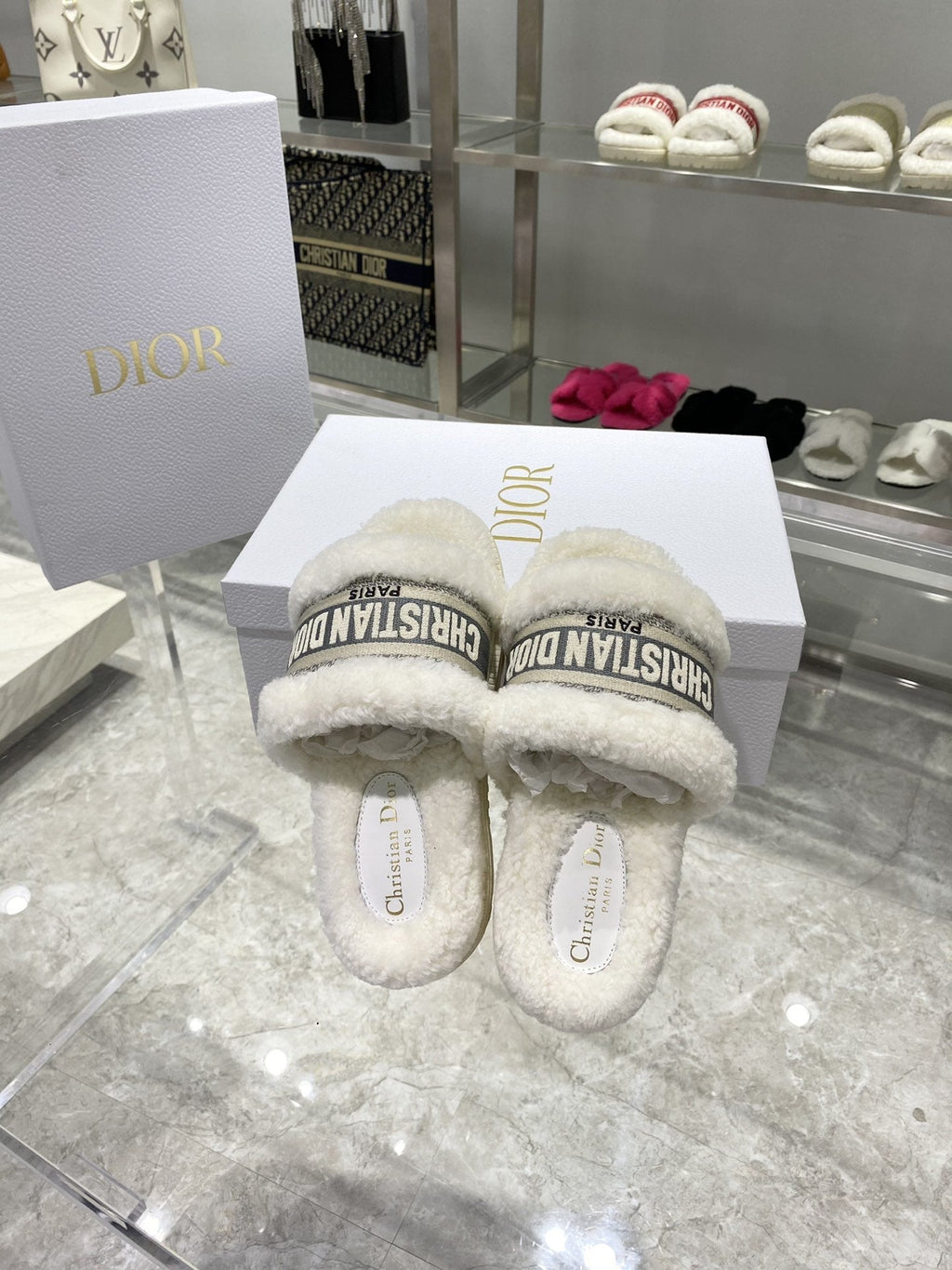 Dior Chez Moi Slide White