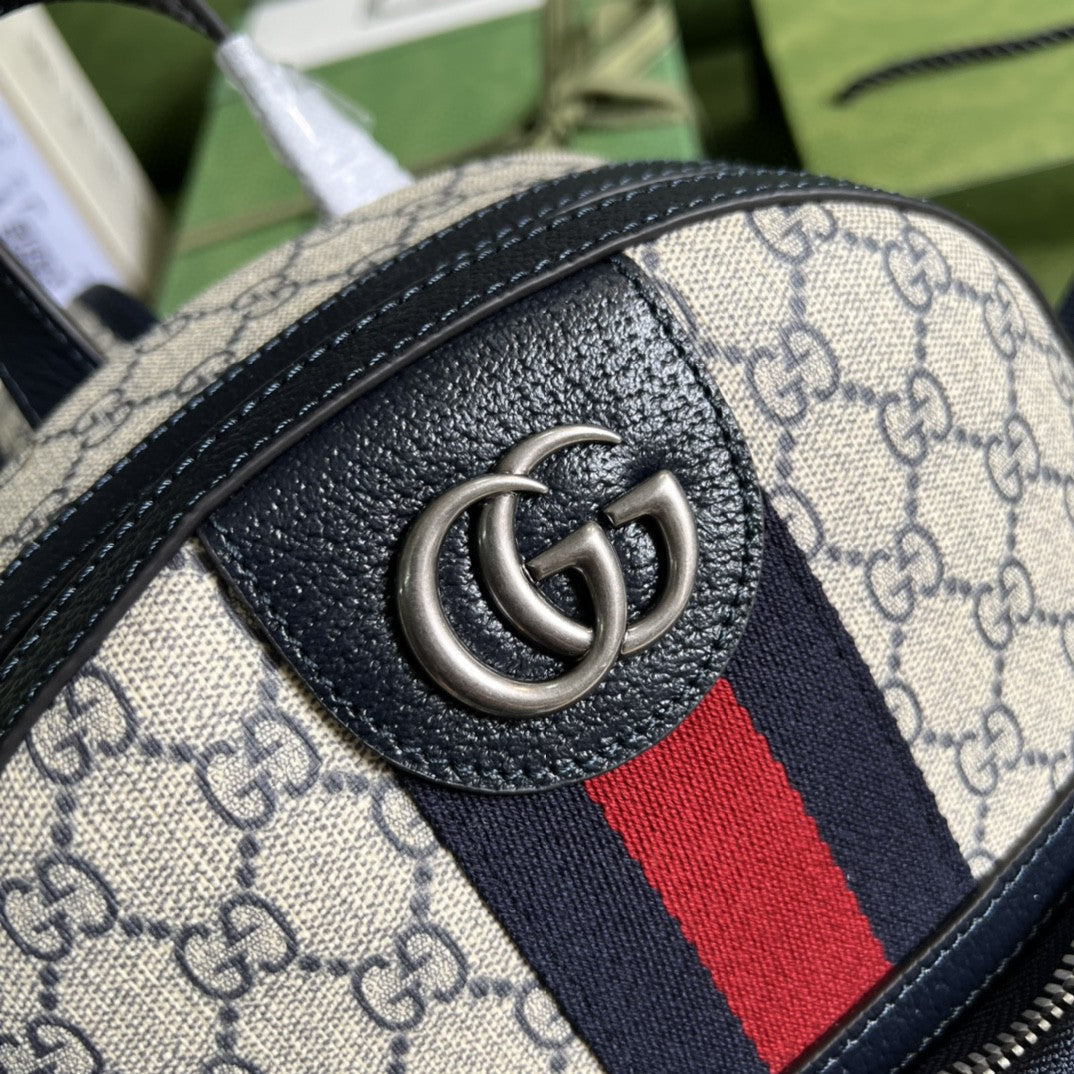 Gucci Ophidia GG Supreme Backpack 29cm Beige