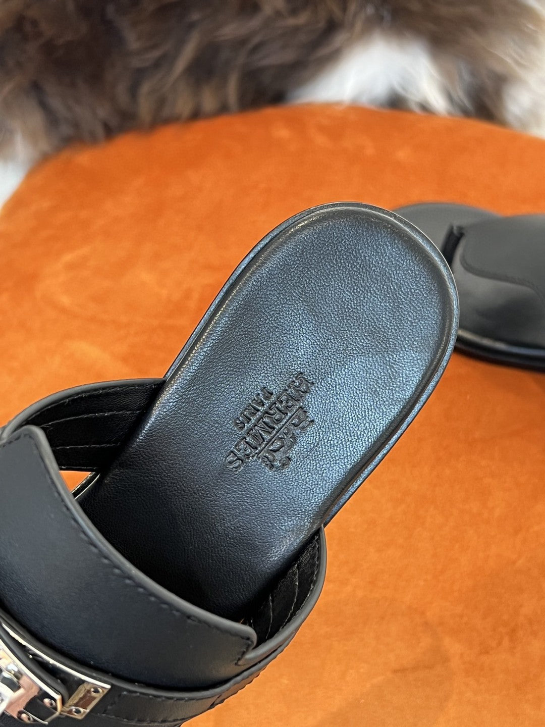 Hermes Elixir Neo Sandal Black