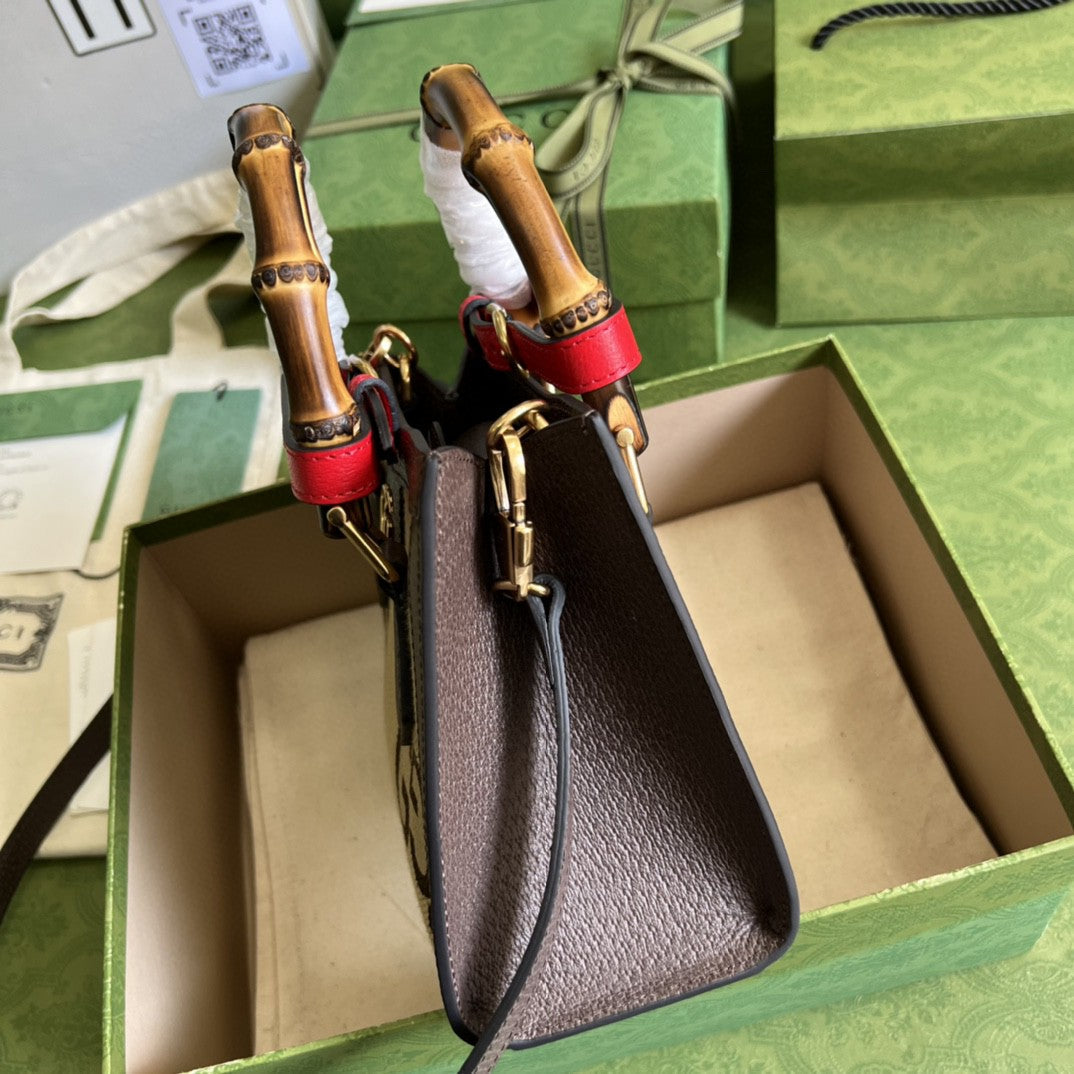 Gucci Ophidia GG Mini Bag 20cm Brown