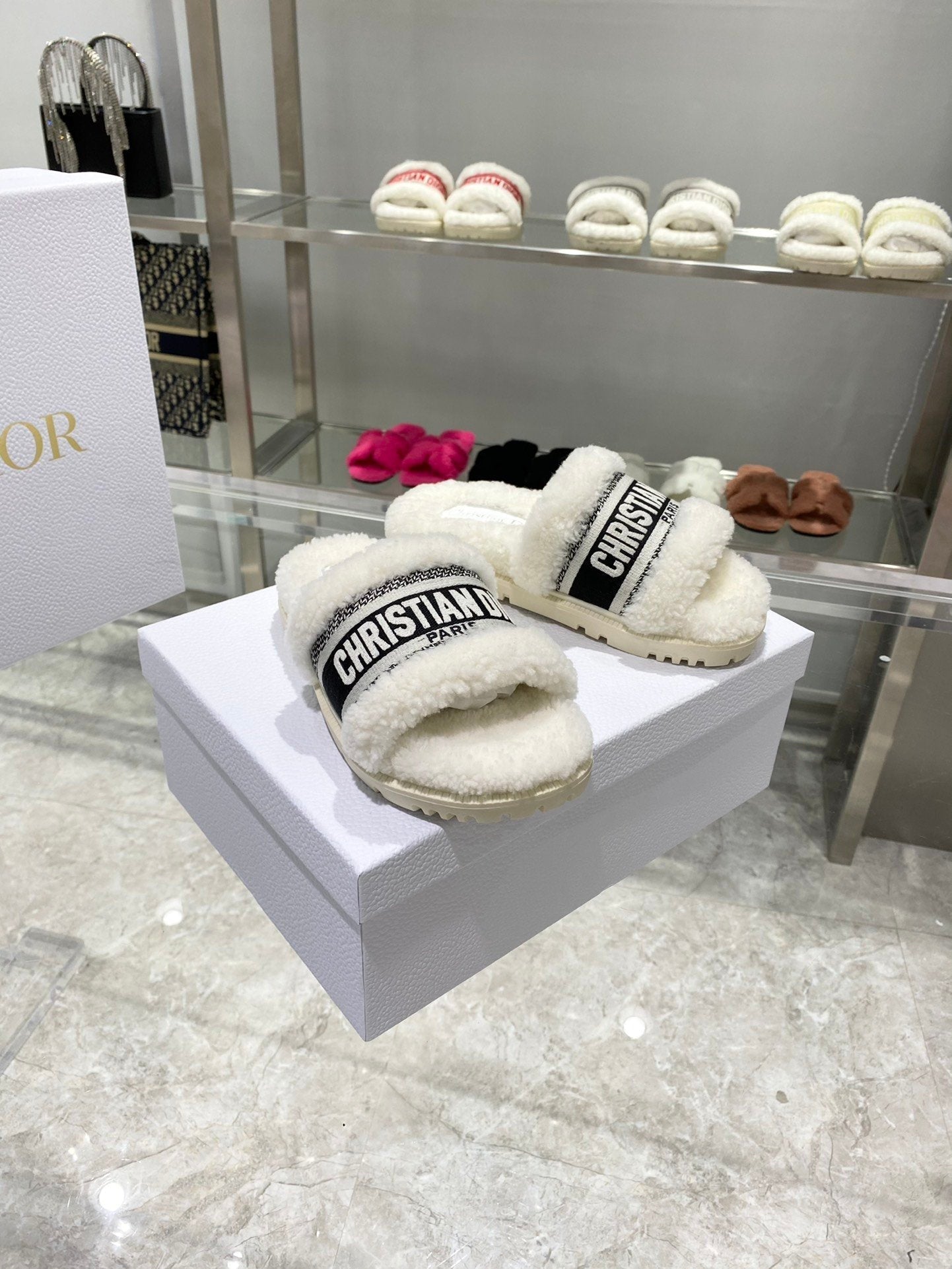 Dior Chez Moi Slide White